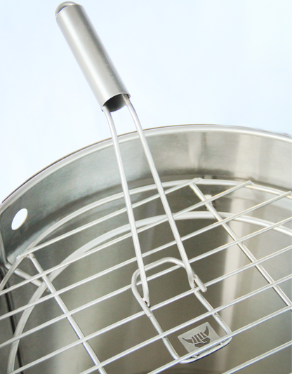 Combo Barril Asador Mediano con Termometro Inteligente