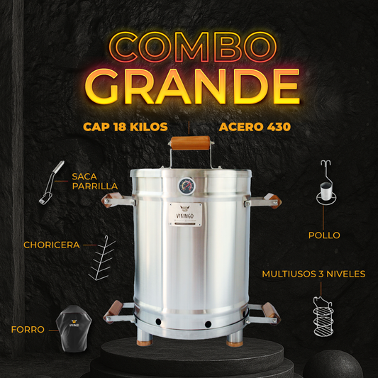 Combo Barril Asador Grande