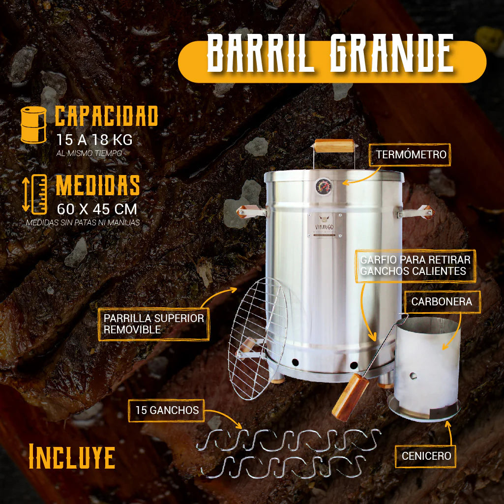 BARRIL PREMIUM GRANDE DE 18 KG