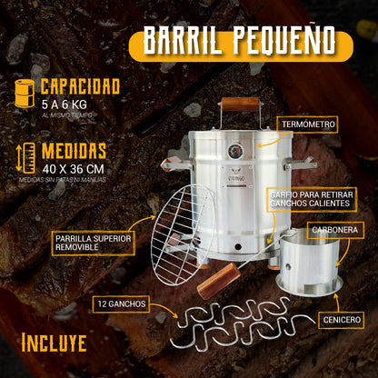 BARRIL PREMIUM PEQUEÑO DE 7 KG
