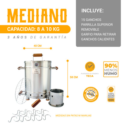 Barril Asador Premium Mediano 10 Kg