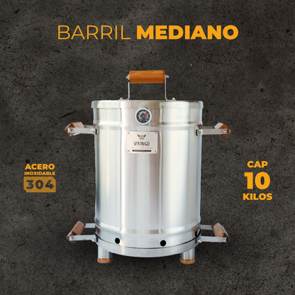 Barril Asador Premium Mediano 10 Kg