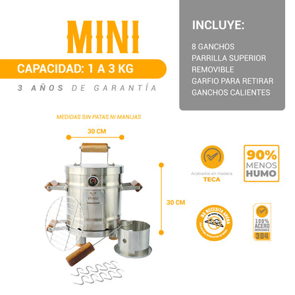 Barril Asador Premium Mini 4 Kg