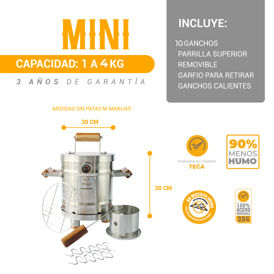 Barril Asador Premium Mini 7 Lb