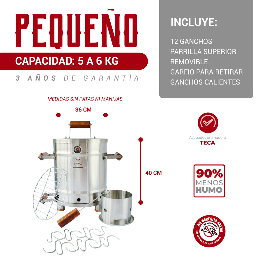 Barril Asador Pequeño 16 Lb