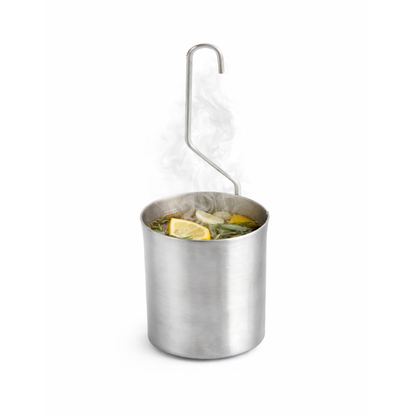 Combo Barril Asador Grande de 38 Lb en Acero Inox 304 | Barril Colombiano Vikingo