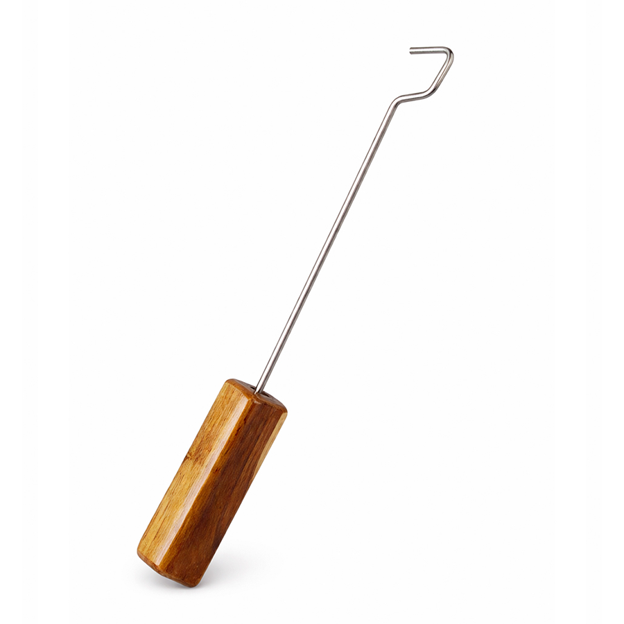 Garfio para Barril Asador | Accesorio para Manipular Carnes – Vikingo Barriles