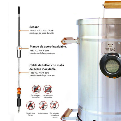 Termómetro De Sonda Inteligente Para Barril Asador | Outlet